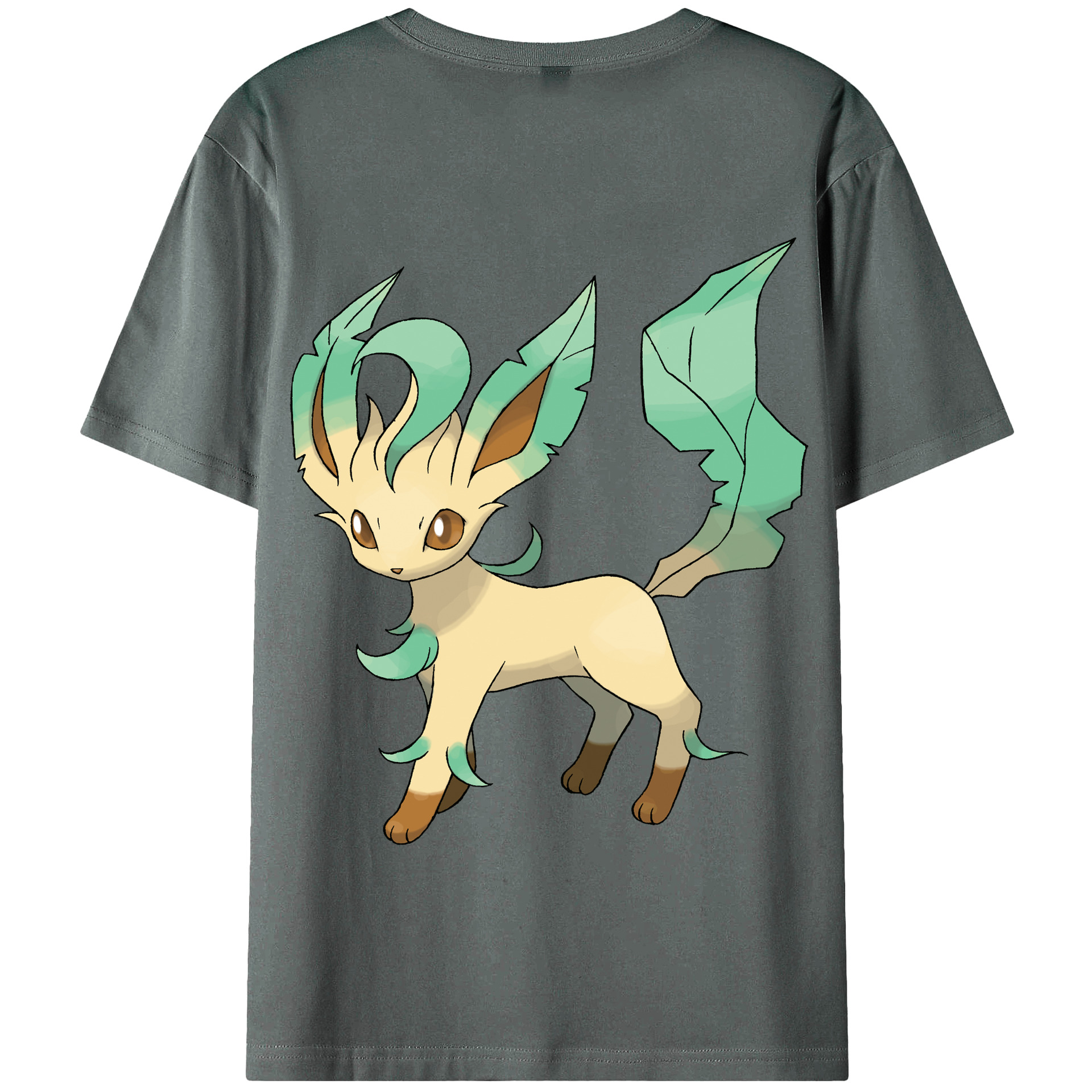 （画像用） ポケットモンスター Pokémon 綿100％半袖Tシャツ（背面プリント）